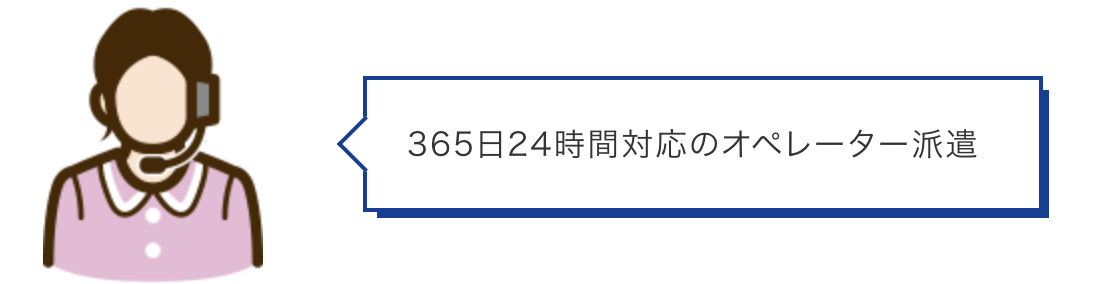 365日24時間対応のオペレーター派遣